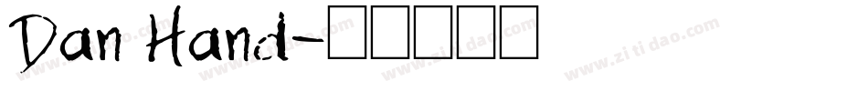 Dan Hand字体转换